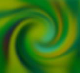 Green Spiral Abstract