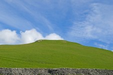 Hill And Blue Sky