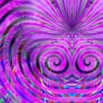 Interesting Violet Spirals