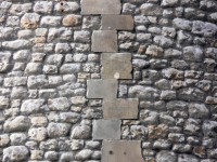 Interlocking Bricks In Stone Wall