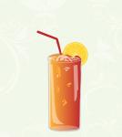Orange Fruit Cocktail Drink