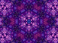 Purple Patterned Ornament