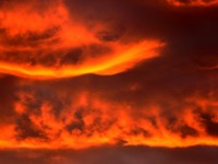 Red Clouds At Sunset 2