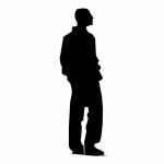Silhouette Young Man