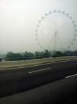 Singapore Flyer In Haze