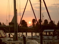 Sunset At The Harbor