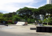 The Skate Park In Singapore City