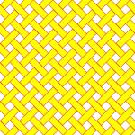 Yellow Weave Wicker Pattern