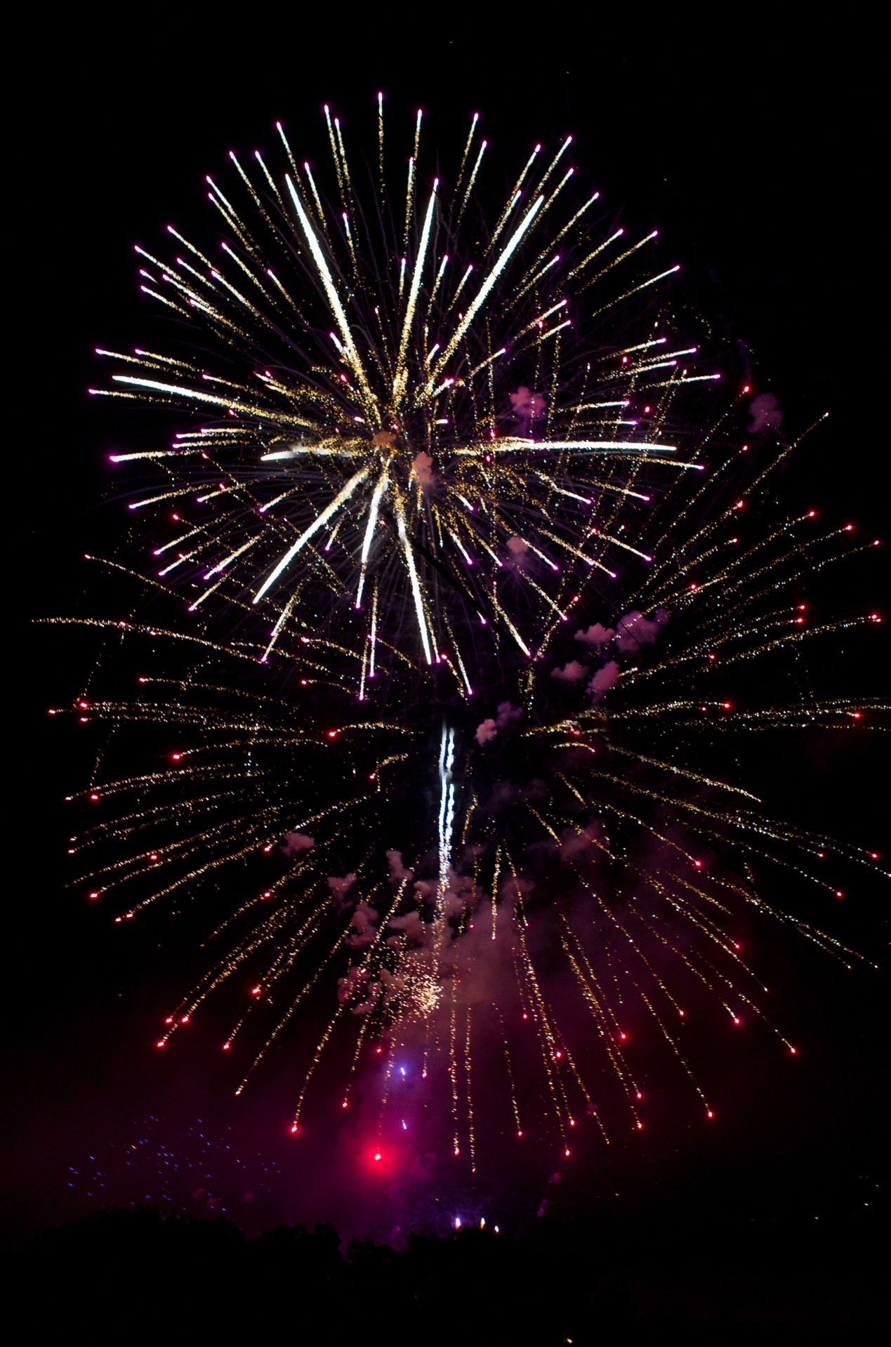 Celebration With Fireworks