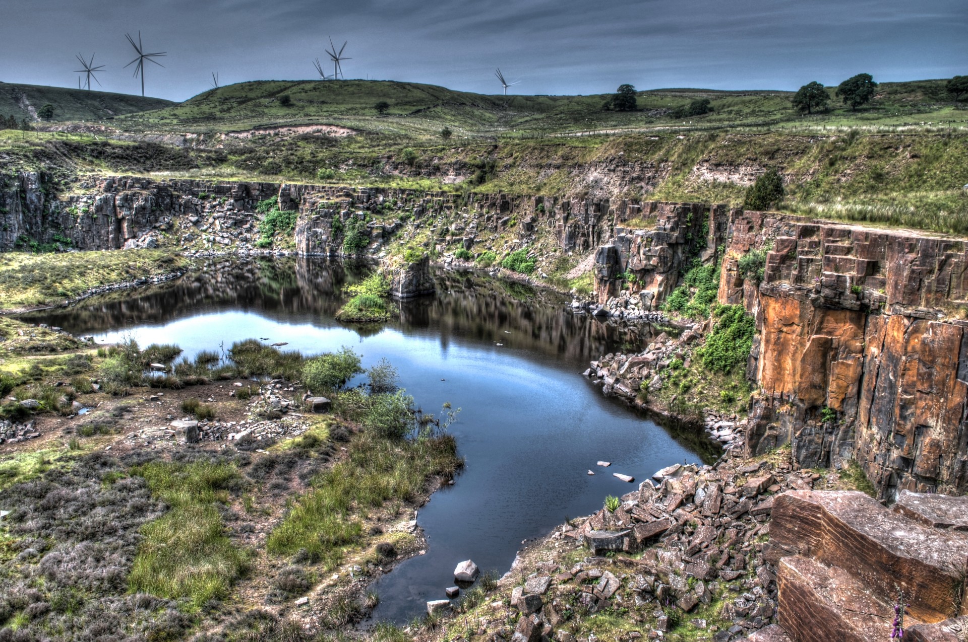 A disused quarry in the North of England