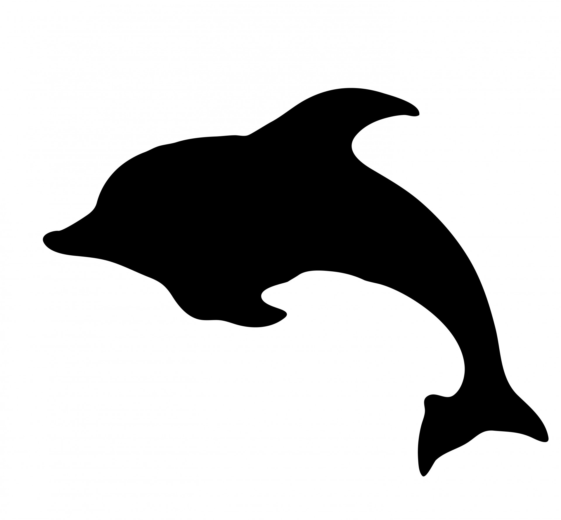 Dolphin Silhouette Clipart