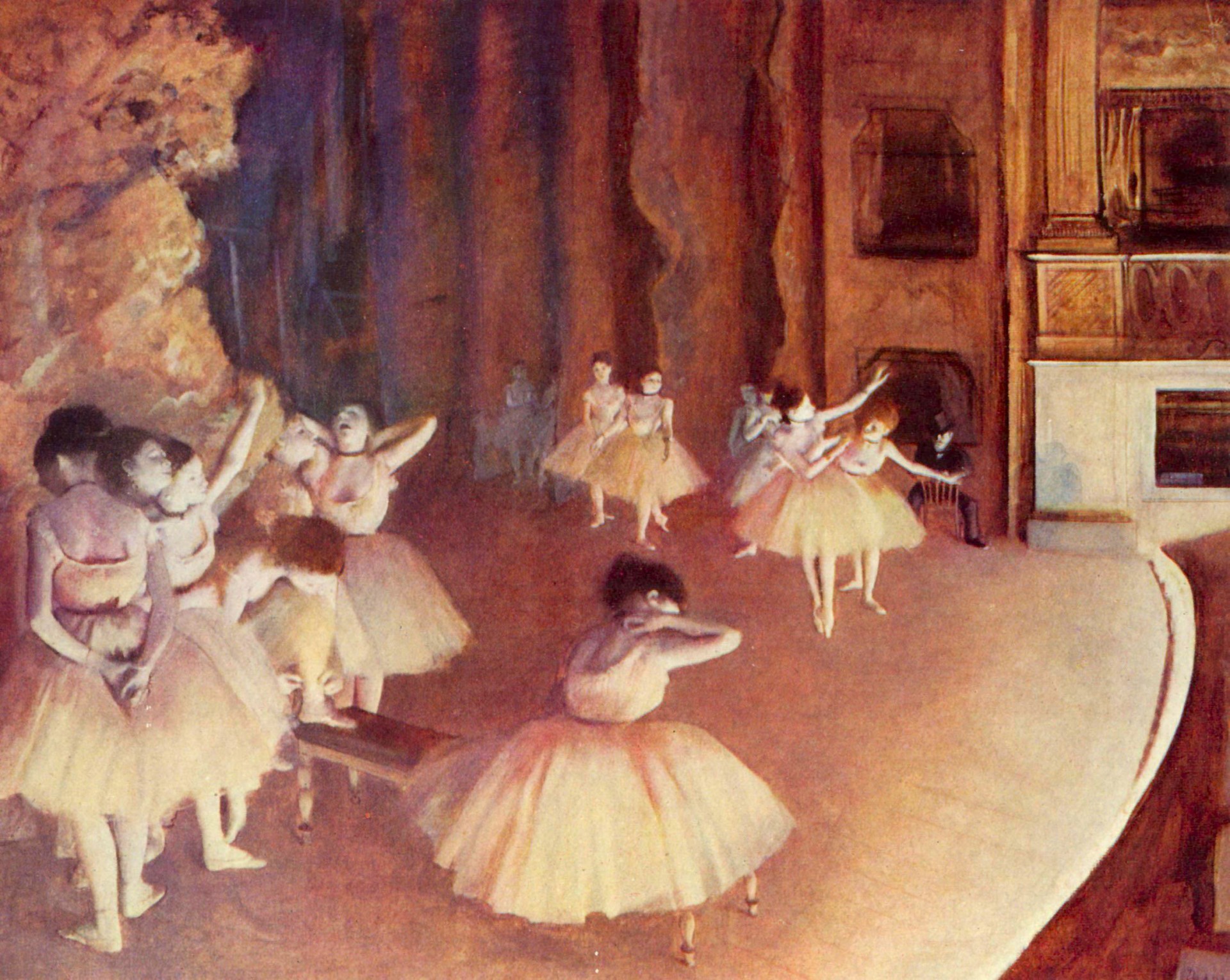 Dress Rehearsal Of The Ballet