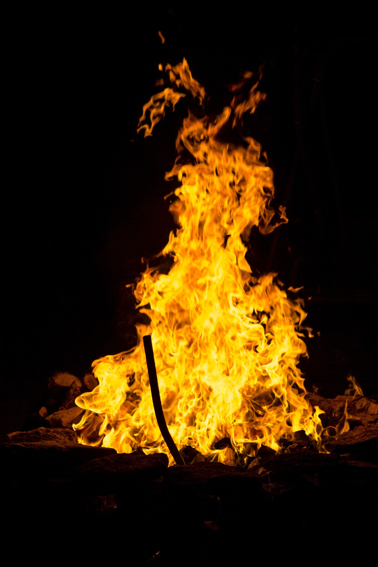 Fire Pit Flames Free Stock Photo - Public Domain Pictures