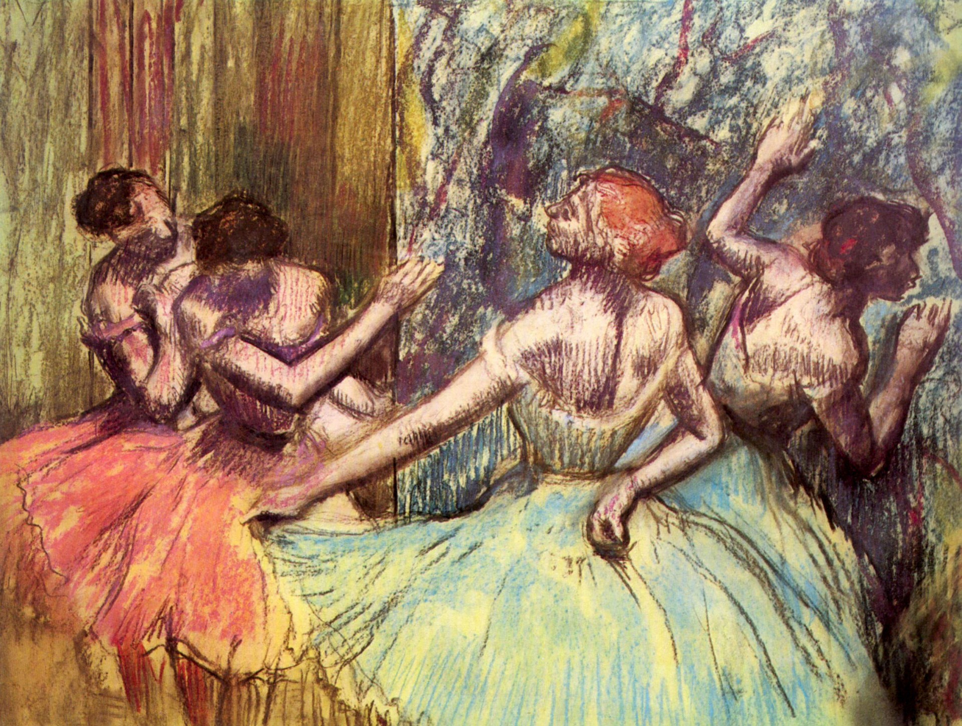 Edgar Degas painting.