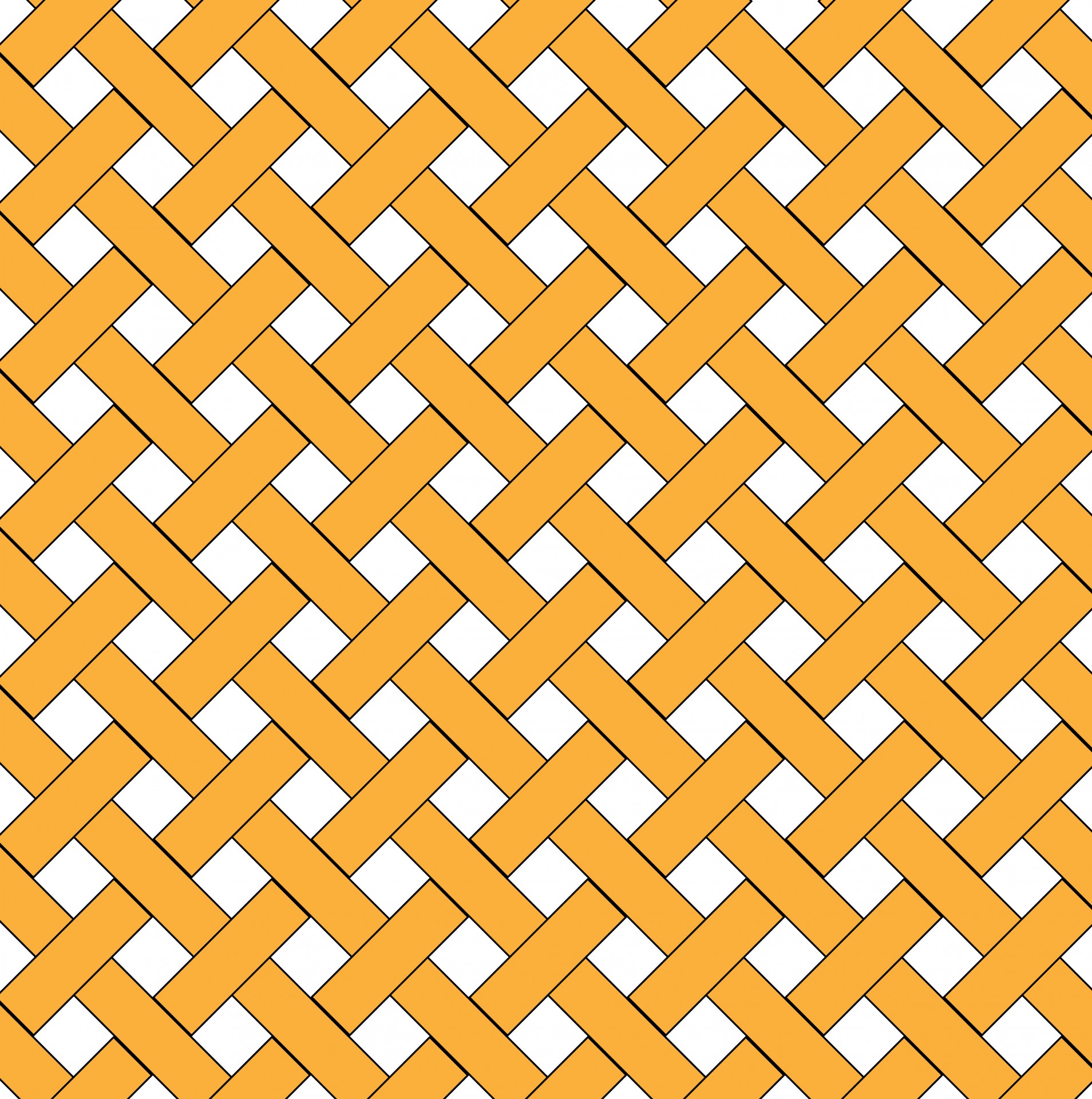 Gold Weave Wicker Pattern