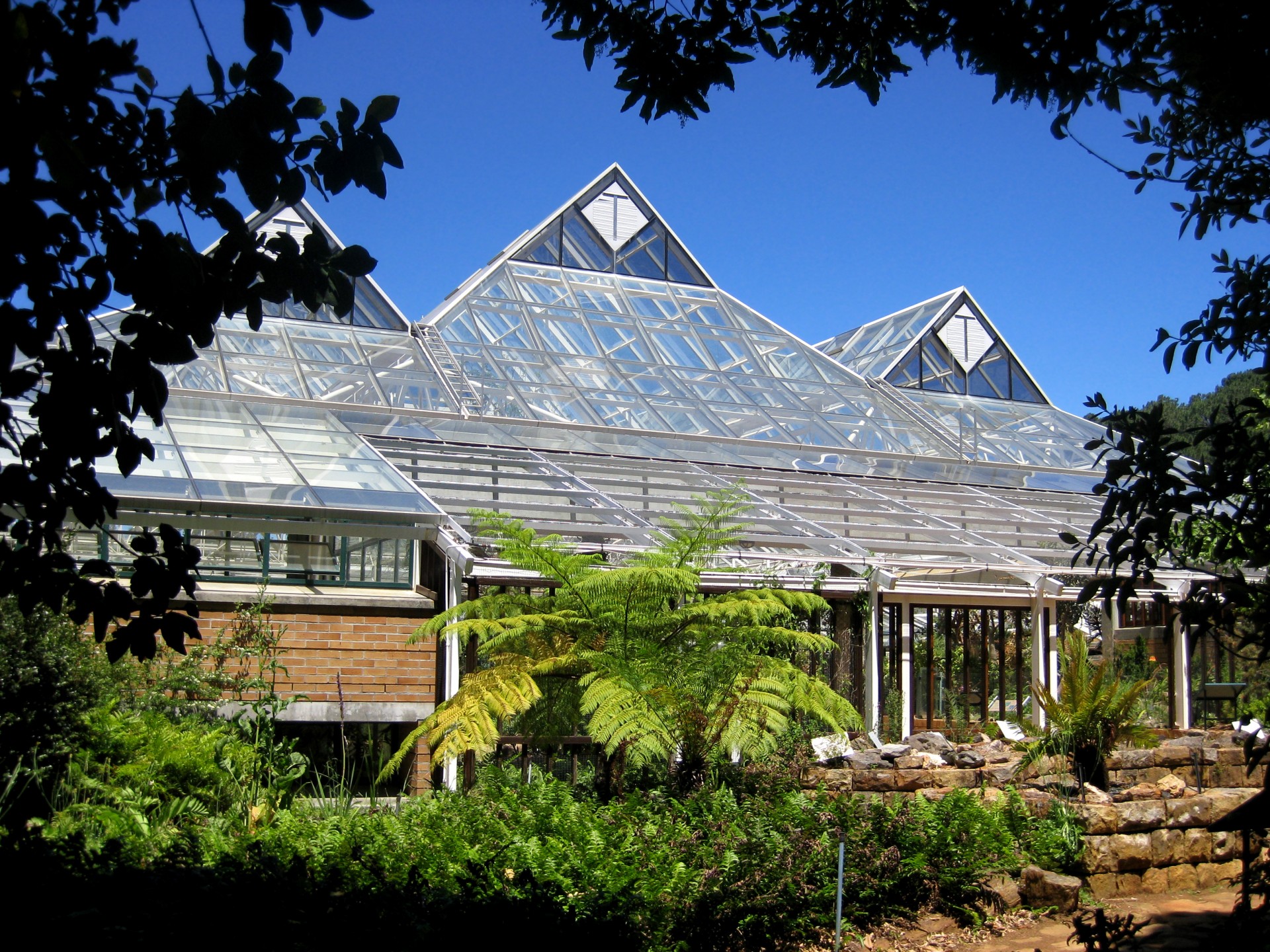 Greenhouse from the outside, Kirstenbosch Botanical Gardens, Cape Town