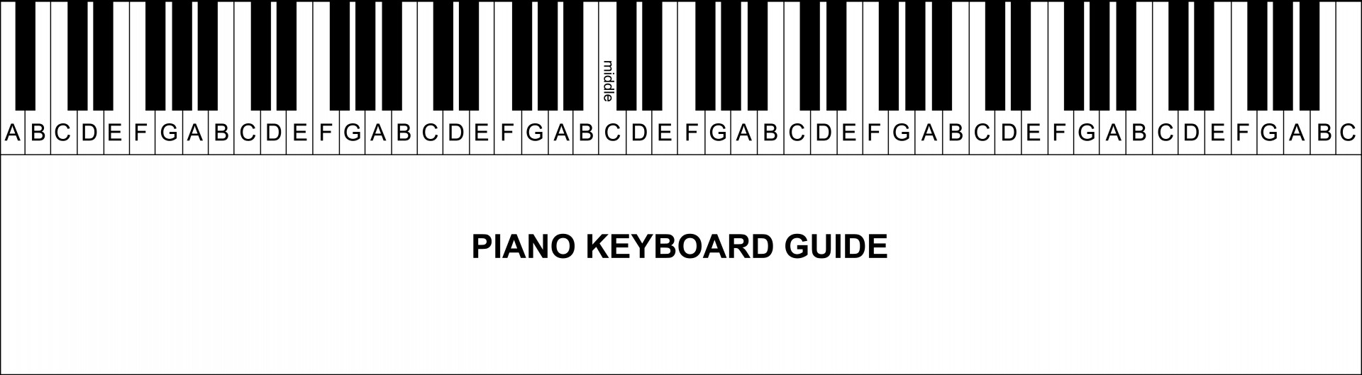 Piano Keyboard Guide Clipart Free Stock Photo - Public Domain Pictures