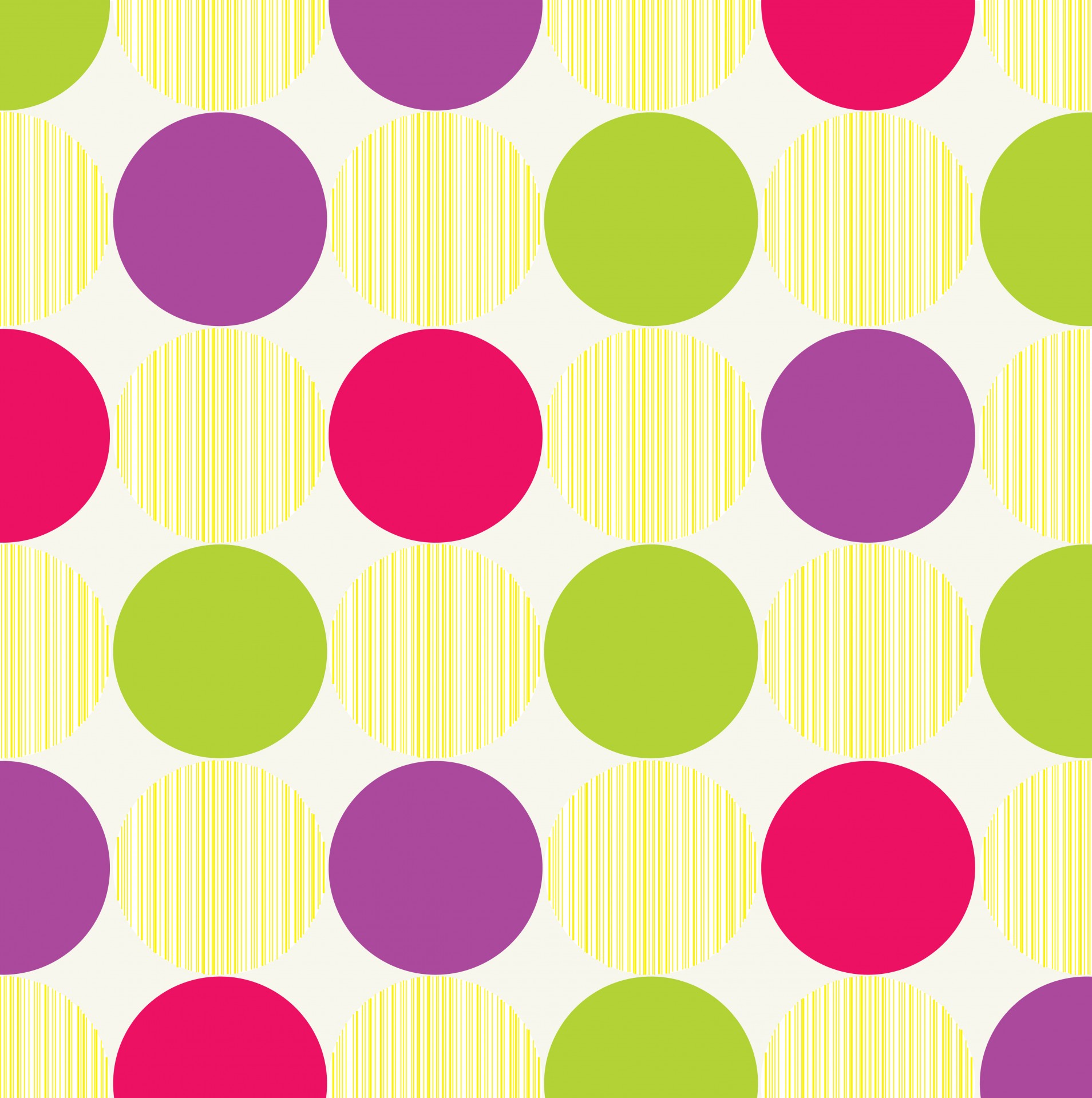 Beautiful, bright colorful polka dots wallpaper background