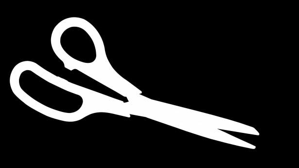Black & White Scissors Clip Art at  - vector clip art online,  royalty free & public domain