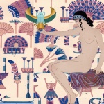 Ancient Egypt Goddess Illustration