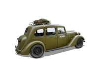 Classic Car, Ford Deluxe, Png