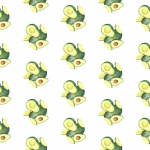 Avocado Seamless Pattern