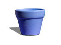 Blue Flowerpot, Png
