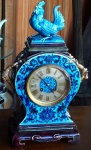 Blue Antique Clock