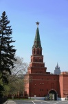 Borovitskaya Tower In Kremlin Wall