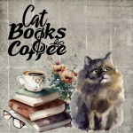 Cat, Coffee And Books