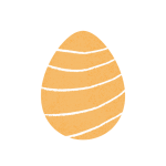 Easter Egg Speckled Clipart