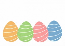 Easter Eggs Background Clipart