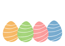 Easter Eggs Background Clipart