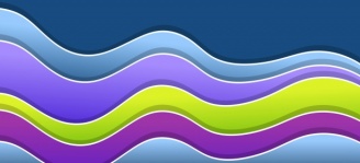 Colored Ribbons Lines Background
