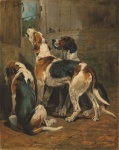 Foxhound Dog Vintage Art