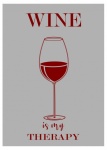 Glass Of Wine Motivational Poster
