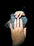 Hands On A Meteorite