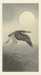 Heron Japanese Vintage Art