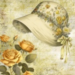 Vintage Floral Hat