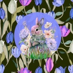 Easter Bunny Rabbit Flower