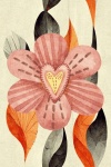 Boho Heart Flower