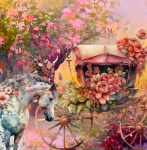 Fantasy Carriage And Horse
