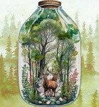 Earth Day Forest In A Jar