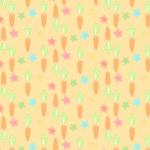 Carrots And Stars Background
