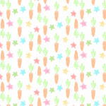 Carrots And Stars Background