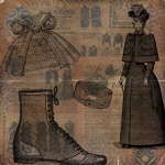 Vintage Woman Early 1900 Fashion