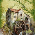 Vintage Watermill