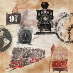 Vintage Train Locomotive