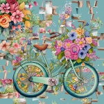 Flower Bicycle Garden