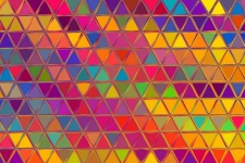 Mosaic Pattern Background Colorful